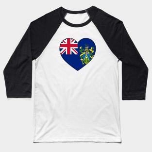 Heart - Pitcairn Baseball T-Shirt